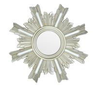 Orsina Sevan Wall Mirror with Mirrored Glass in Silver Orsina Silver