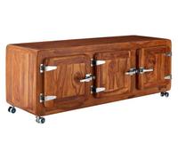 Orsina Sheesham Wood Low Sideboard,industrial Storage Cabinet,sideboard Television Cabinet,small Display Cabinet