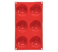 Premier Housewares 6 Rose Red Cake Mould