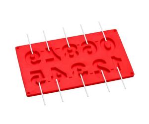 Orsina Silicone Number Cake Pop Mould,heat Resistant 10-Cavity Baking Pan With 20 Sticks,cold-Resistant Pop Moulds