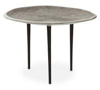 Orsina Silva Oak Effect Silver Top Coffee Table
