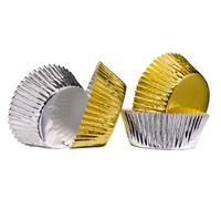 Orsina Silver And Gold 60Pcs Medium Cupcake Cases