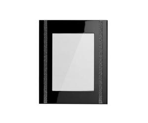 Orsina Silver Plate Steel Black 4 X 6" Sphoto Frame