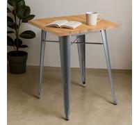 Orsina Silver Powder Coated Finish Aldgate Table
