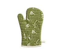 Orsina Single Oven Glove, Classic Country Print With Quilted Heat-Resistant Lining, Offers Comfortable Grip