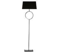 Orsina Skye Floor Lamp with Stone Base in Black Orsina Black