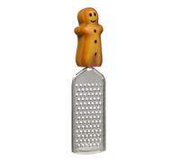 Premier Housewares Gingerbread Man Dessert Grater, Silver, H4 x W21 x D6cm