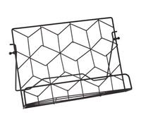 Premier Housewares Cookbook Stand, Matte Black Finish, Metal Wire, Black