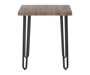 Orsina Sl orough Side Table, Slightly Angled Legs Table By The Couch, Veneer Top Bed Side Table For Bedroom