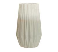 Sleek And Sturdy Small Ceramic Vase, Robust Pottery Vase, Decorative Vase For Artificial Flowers Premier Housewares Grey One Size