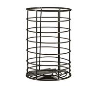 Orsina Sl lack Nickel Finish Utensil Holder, Functional Utensil Holder, Secured Base Cooking Utensil Holder Orsina Black