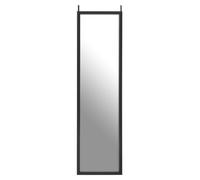 Orsina Sl lack Plastic Frame Over Door Mirror, Versatile Mirror For Home, Durable Arched Mirror For Bedroom