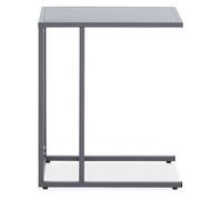 Orsina Sl rey Metal Side Table, Modern Design Bedside Table For Bedroom, Functional Livingroom Sidetable Orsina Grey