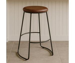 Orsina Sleek Stool, Durable Design Counter Stool For Kitchen, Comfortable Metal Counter Stool For Breakfast