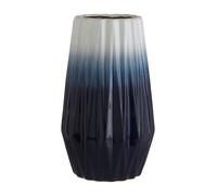 Orsina Sleek & Sturdy Small Ceramic Vase, Robust Pottery Vase, Decorative Vase For Artificial Flowers in Blue Orsina Blue