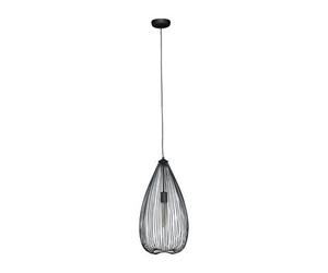 Orsina Sleek Teardrop Black Finish Pendant Light, Effortlessly Maintained Down Light Wall, Sturdy Ceiling Light