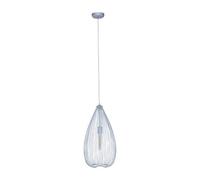 Orsina Sleek Teardrop Silver Pendant Light, Effortlessly Maintained Down Light Wall, Contemporary Ceiling Light