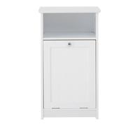 Orsina Slim Storage Floor Cabinet, Big Impact Display Cabinet For Livingroom, Practical Design Storage Unit in White Orsina White