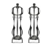 Premier Salt and Pepper Mills Acrylic Transparent 16.5 cm