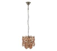 Orsina Small Amber Glass Chandelier