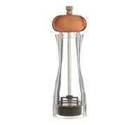 Premier Housewares Salt and Pepper Grinder, Ceramic, Metal - Copper, Small