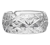 Orsina Small Crystal Textured Ashtray,deep-Cut Design Cigar Dish,smoking Tray With Three Grooves For Daily Use