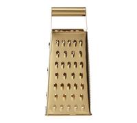 Orsina Small Gold Finish Box Grater,multi-Use Food Shredder For Cheese,handheld Cutter For Veg Prep,kitchen Grater