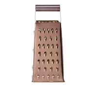 Orsina Small Gold Finish Box Grater, Multi-Use Food Shredder For Cheese, Handheld Cutter For Veg Prep, Kitchen Grater in Rose Gold Orsina Rose Gold