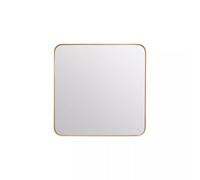 Orsina Small Gold Finish Square Wall Mirror