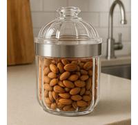 Orsina Small Silver Acrylic Canister