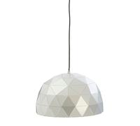 Orsina Small Silver Dome Pendant Light, Geometric Metallic Pendant With Gold Interior, Modern Ceiling Light Orsina Silver