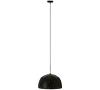Orsina Small White Dome Pendant Light, Geometric Steel Shade With Crisp White Finish, Stylish Pendant Lighting in Black Orsina Black