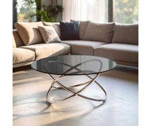 Orsina Smoke Glass Top Coffee Table