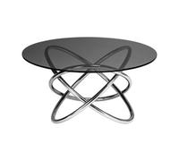 Orsina Smoked Glass Top End Table