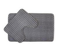 Orsina Soak Chevron Bath Mat Set