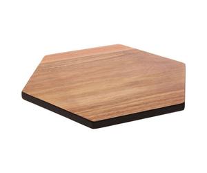 Orsina Socorro Hexagonal Black Edge Chopping Board