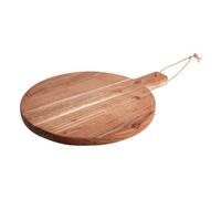 Socorro Small Round Acacia Wood Board Premier Housewares Natural One Size