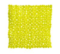 Orsina Solid Green Square Bath Mat, Large Square Shower Mat, Comfortable Raised Bubble Grip Mat, Bathroom Rug