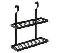 Orsina Sorello Two Tier Matt Black Hanging Storage Shelf Unit Orsina Black