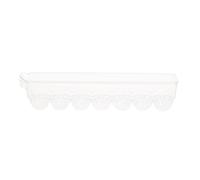 Orsina Spacious Clear Plastic 14 Egg Storage Tray With Lid, Practical Egg Storage Tray, Durable Egg Keeping Tray Orsina Clear