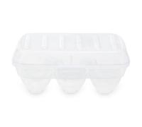 Orsina Spacious Six Egg Box, Practical Egg Storage Tray, Durable Egg Keeping Tray, High Quality Plastic Egg Tray
