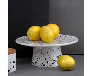 Orsina Speckled Ceramic Cake Stand