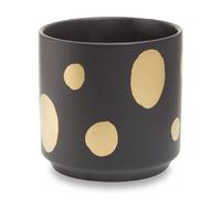 Orsina Speckled Ceramic Planter, Modern Small Garden Pot for Home Decor, Ceramic Pots for Indoor Plants in Black Orsina Black