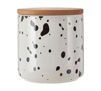 Orsina Speckled Medium Storage Canister in White Orsina White
