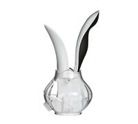 Orsina Squeeze White/Clear Salt & Pepper Grinder in White Orsina White