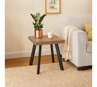 Orsina Stable Design Side Table, Stylish Kitchen Side Table For Breakfast, Robust Breakfast Table For Livingroom in Natural Orsina Natural