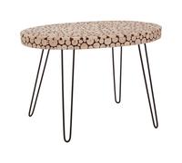 Interiors By Ph Wood Disc Oval Table, Black