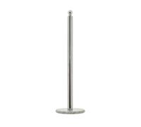 Orsina Stable Light Gold Large Toilet Roll Holder With Marble Base, Design Toilet Holder, Sturdy Roll Holder in Silver Orsina Silver