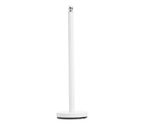 Orsina Stable White Toilet Roll Holder, Elegant Design Toilet Holder, Sturdy Toilet Roll Holder With White Base Orsina White