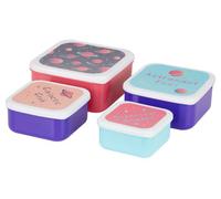 Mimo Set of 4 Space Design Lunch Boxes Designed for Kids